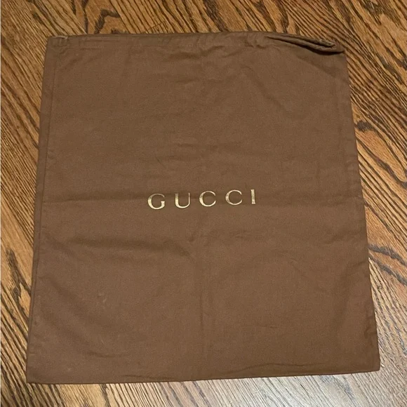 Gucci Bags Gucci Purse Dust Cover Brown Travel Bag W Draw